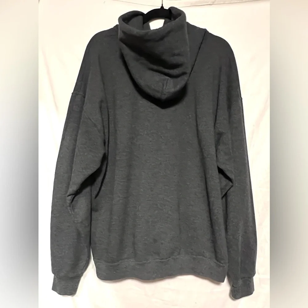 NASA Dark Gray Pullover Hoodie w/ Space Shuttle Graphic Science Cozy Winter